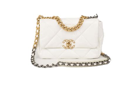 chanel white bag 2019